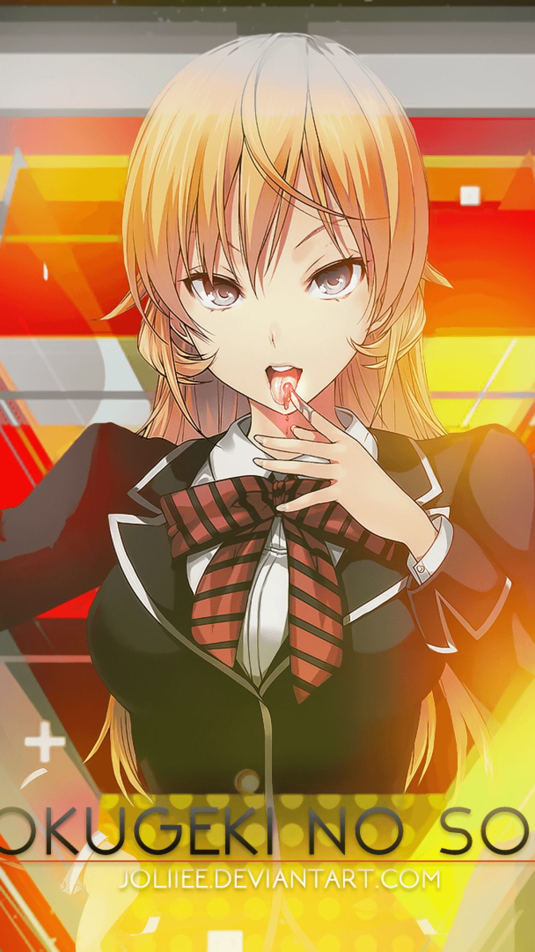 Download 1080x1920 Shokugeki No Soma, Erina Nakiri, Blonde