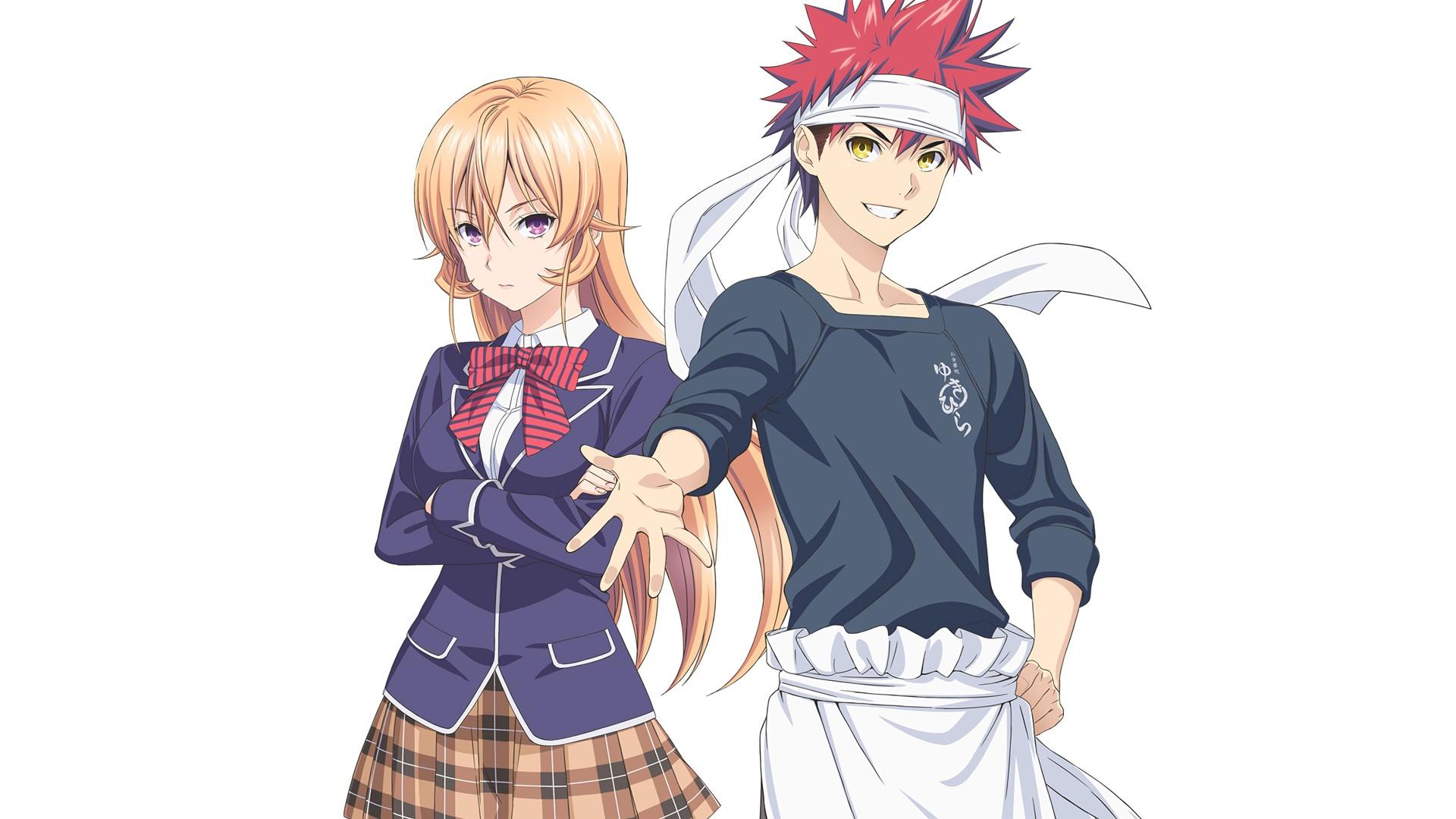 Shokugeki no Souma, Nakiri Erina, Yukihira Soma, Anime HD