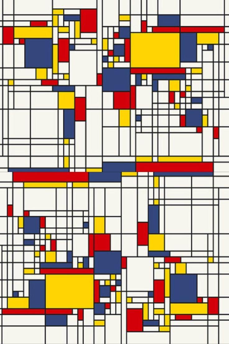 Piet Mondrian #iPhone4s #wallpaper. iPhone Wallpaper