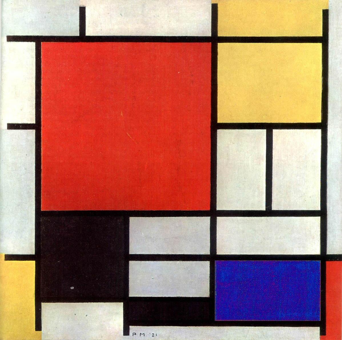 Piet Mondrian Painting Wallpaper, Prints, Posters