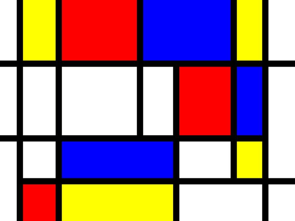 Mondrian Primary Colors