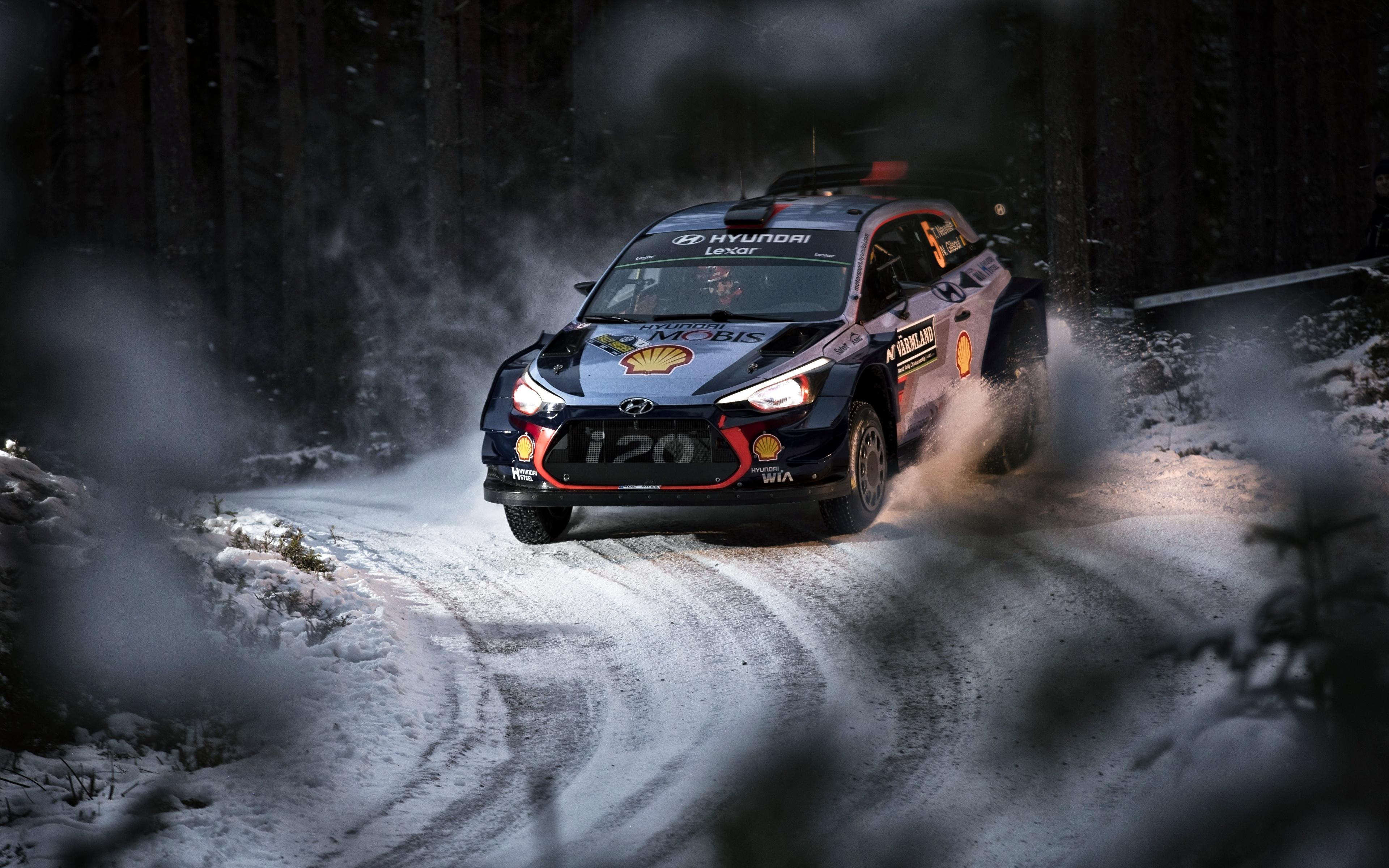 Picture Hyundai Rallying i20 WRC Thierry Neuville Cars 3840x2400