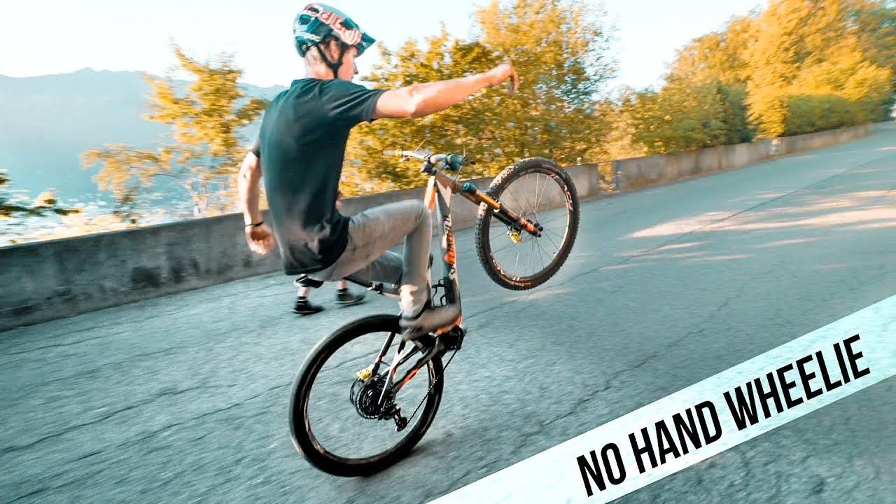 No Hand Wheelie Challenge!. SickSeries