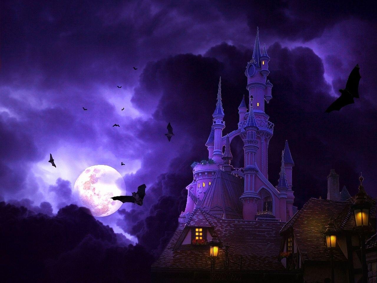 Purple Castle Wallpaper