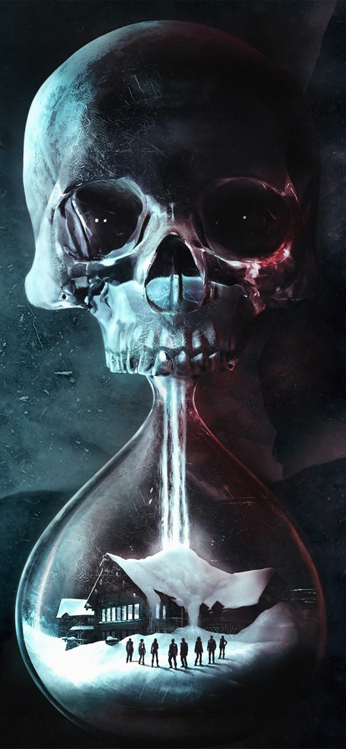 iPhone 8 wallpaper. skull dark dead