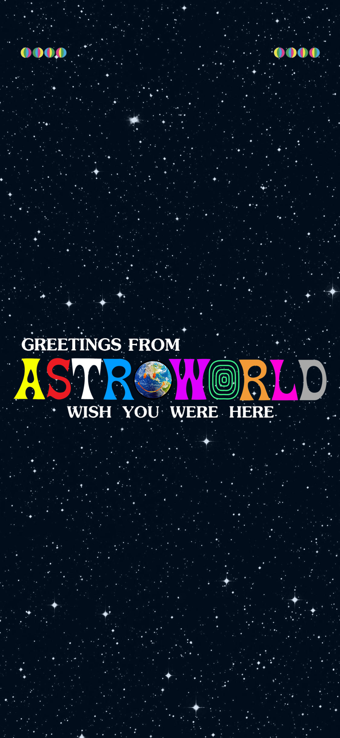 Image] Astroworld iPhone X Wallpaper (Lock Screen) [1125 × 2436