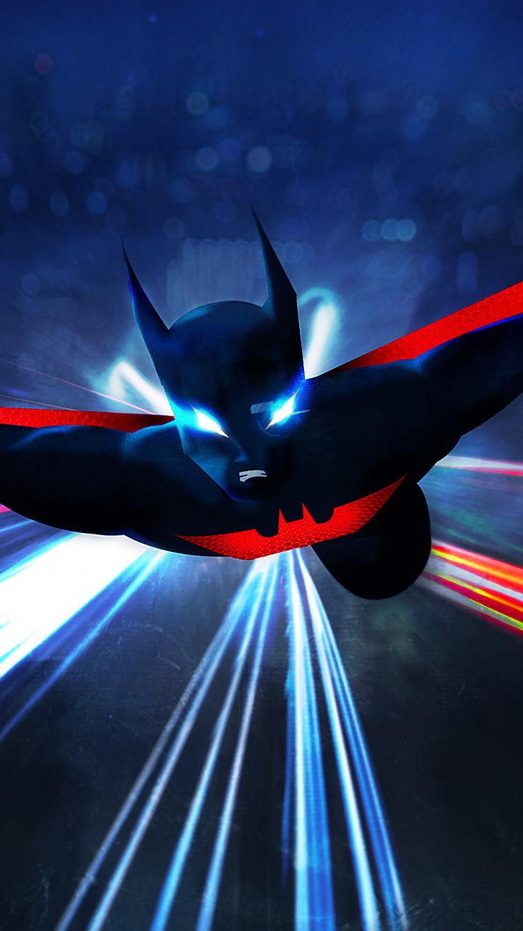 Download 750x1334 wallpaper batman beyond, animated show, art