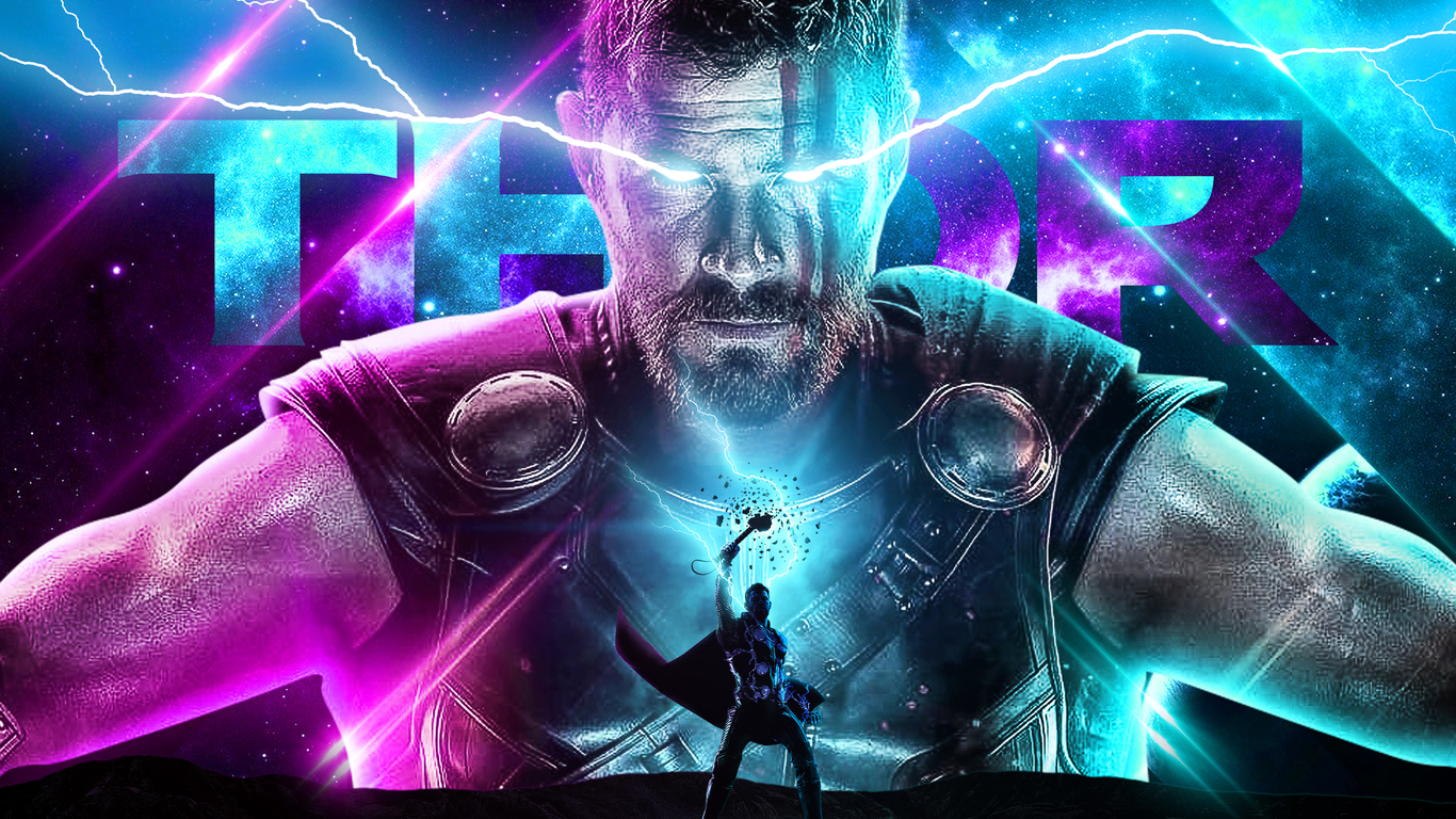 Thor Behance Art 1366x768 Resolution HD 4k