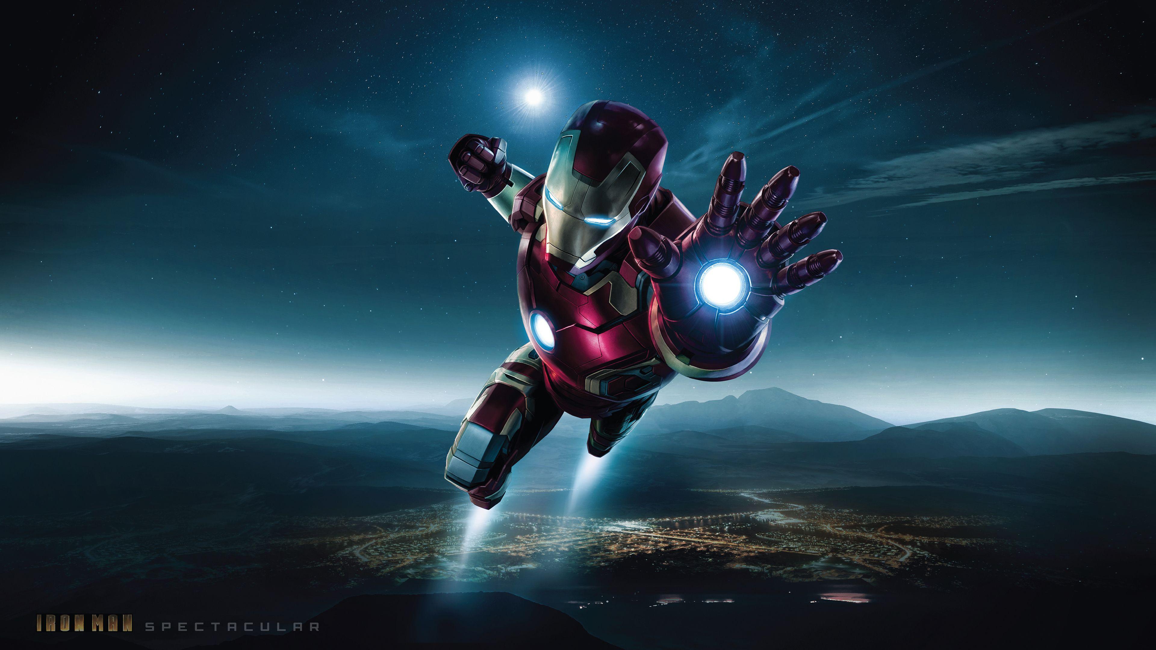 Spectacular Iron Man 4K superheroes .com