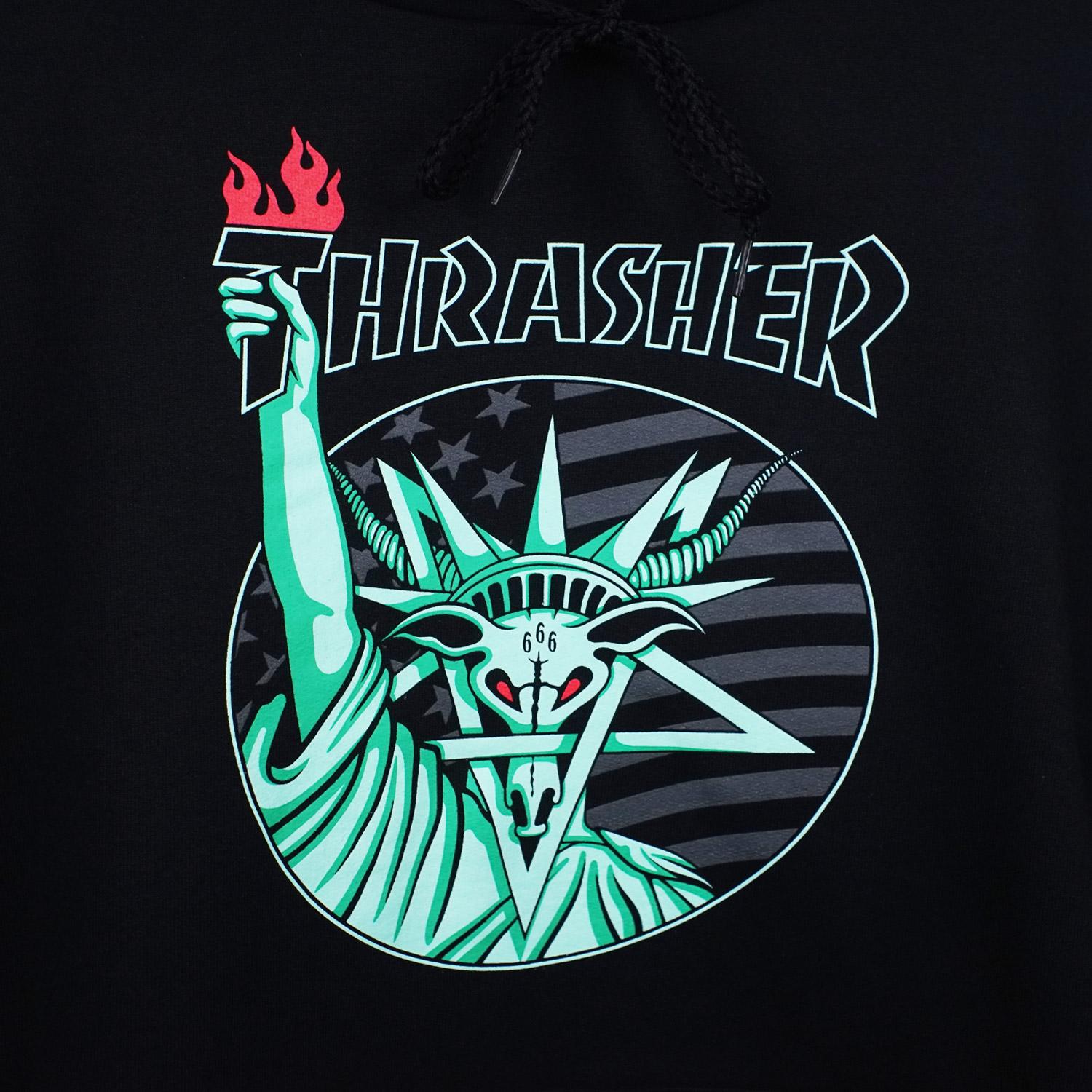 Thrasher Chicagoat On Behance Liberty Goat Hoodie, HD