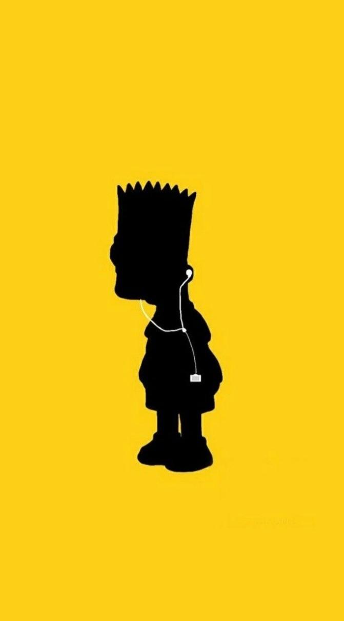 Aesthetic Bart Simpson Iphone Wallpaper 