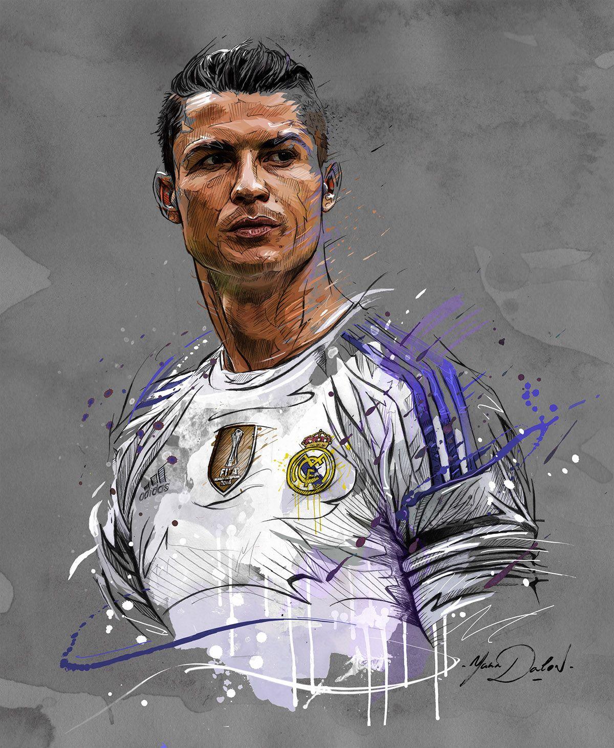 Cristiano Ronaldo. Ilustração. Ronaldo, Ronaldo