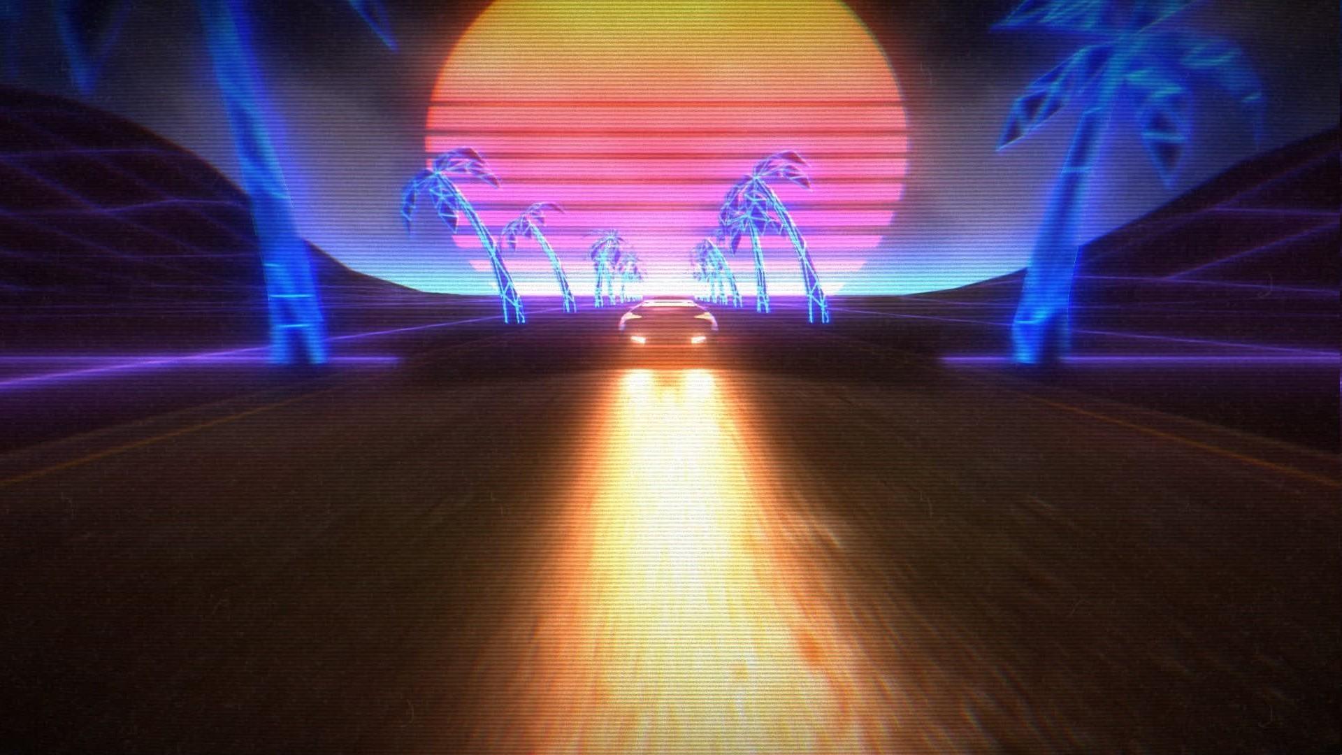 Synthwave Wallpaper background picture