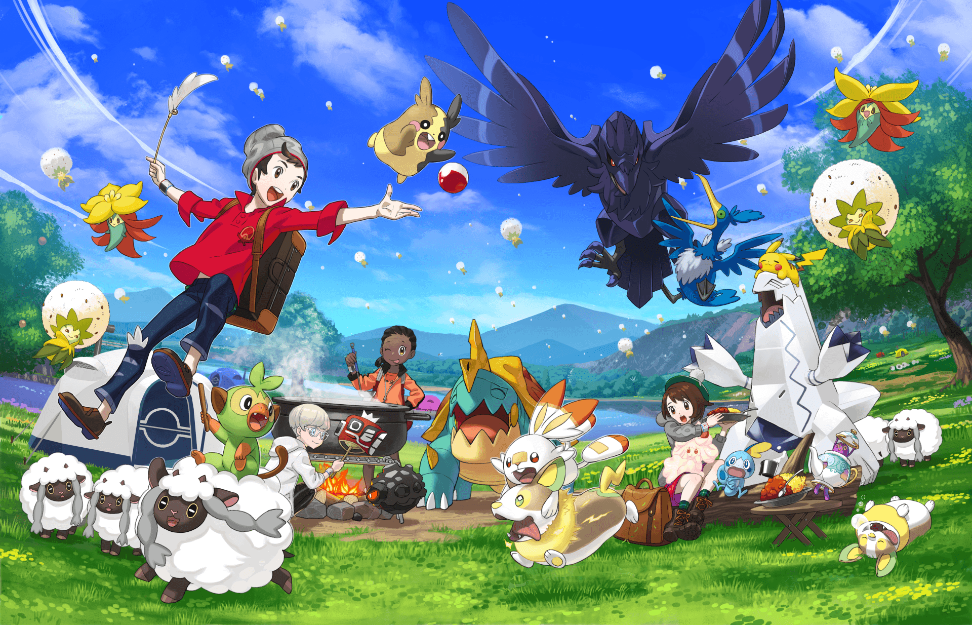 Pokémon: Sword and Shield HD Wallpaper. Background
