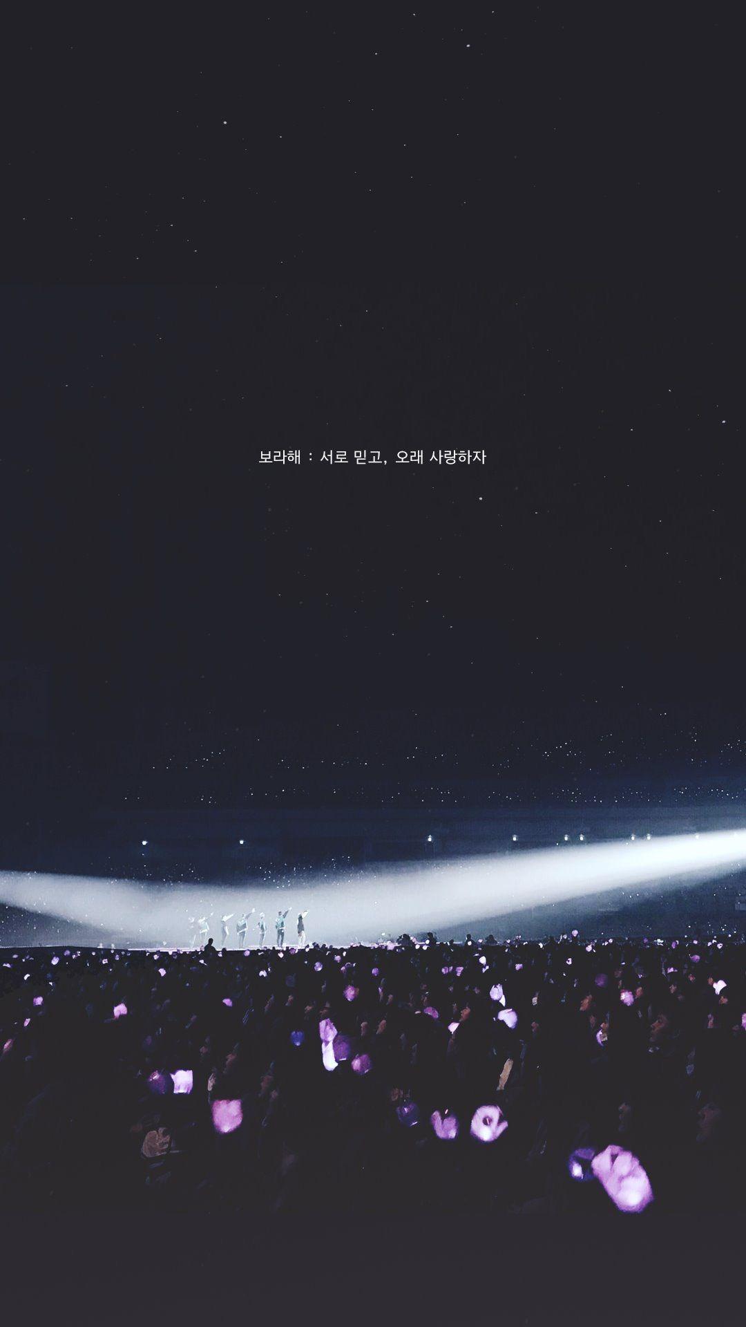 i purple you, let's love each other forever. Bts