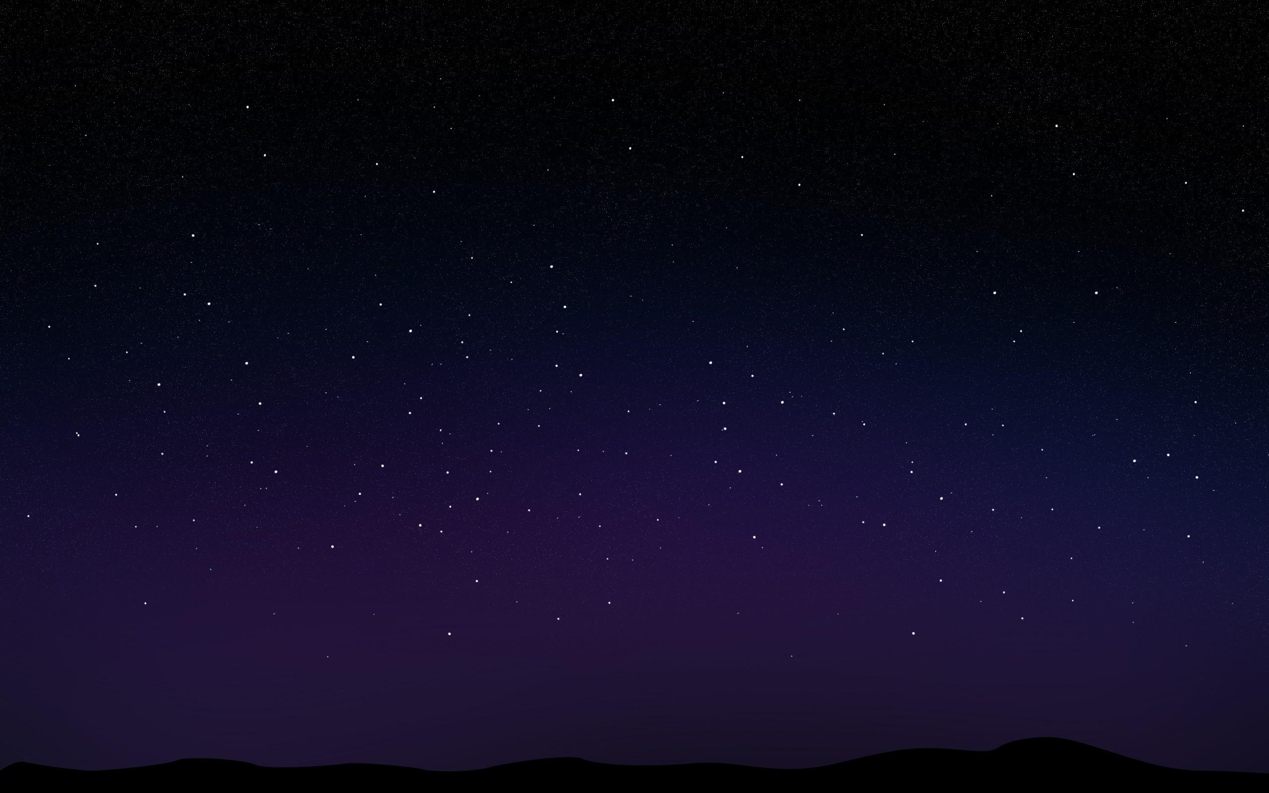 Starry Night Sky Desktop Wallpaper