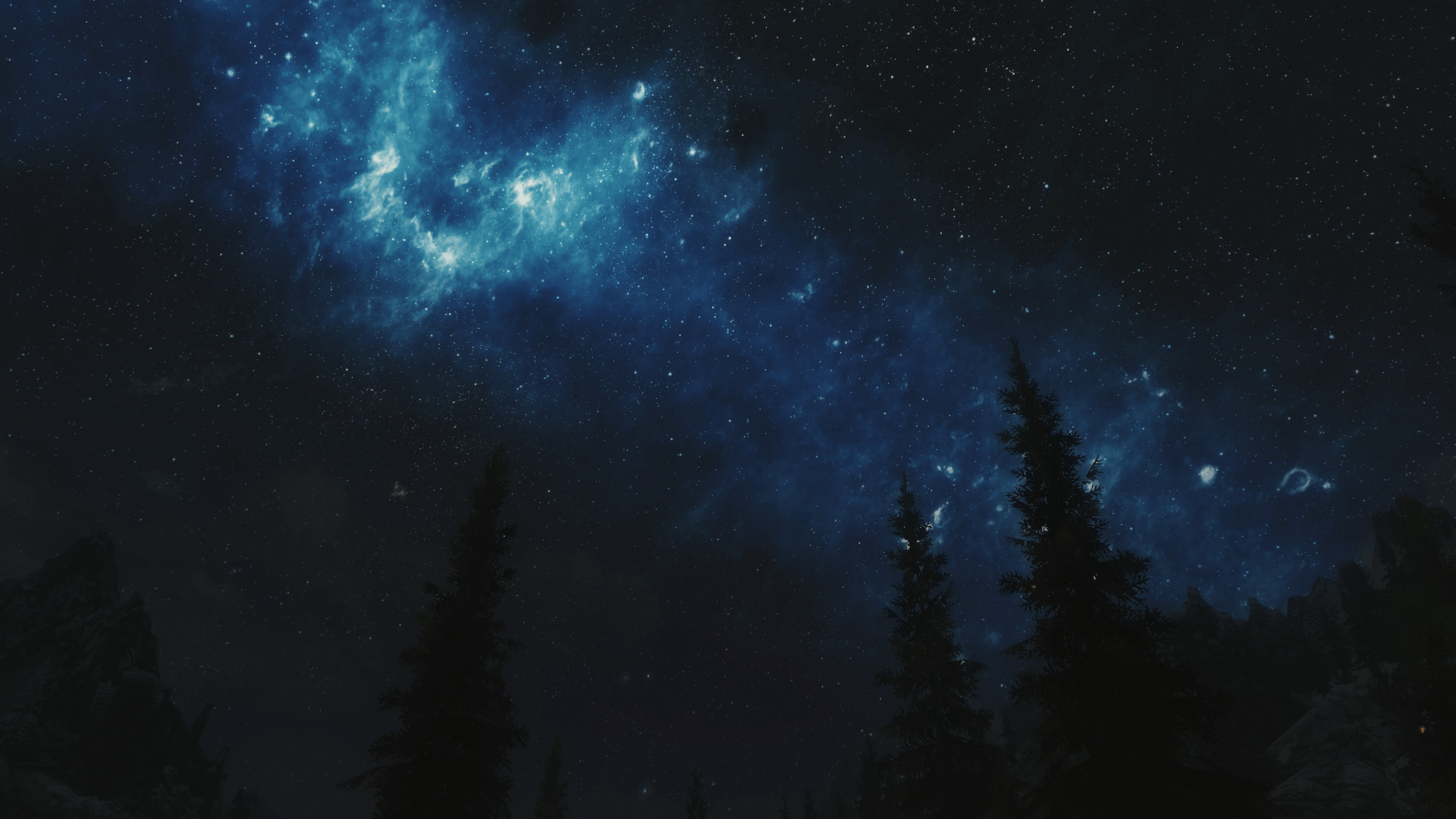 Night Sky Background Background for Free PowerPoint