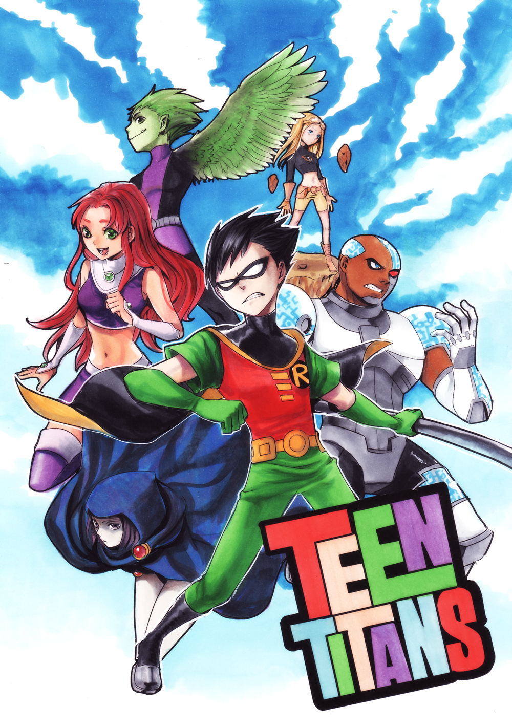 The Teen Titans Mobile Wallpaper Anime