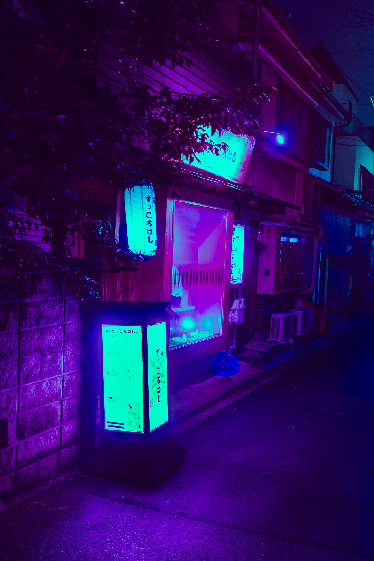 neon lights background tumblr
