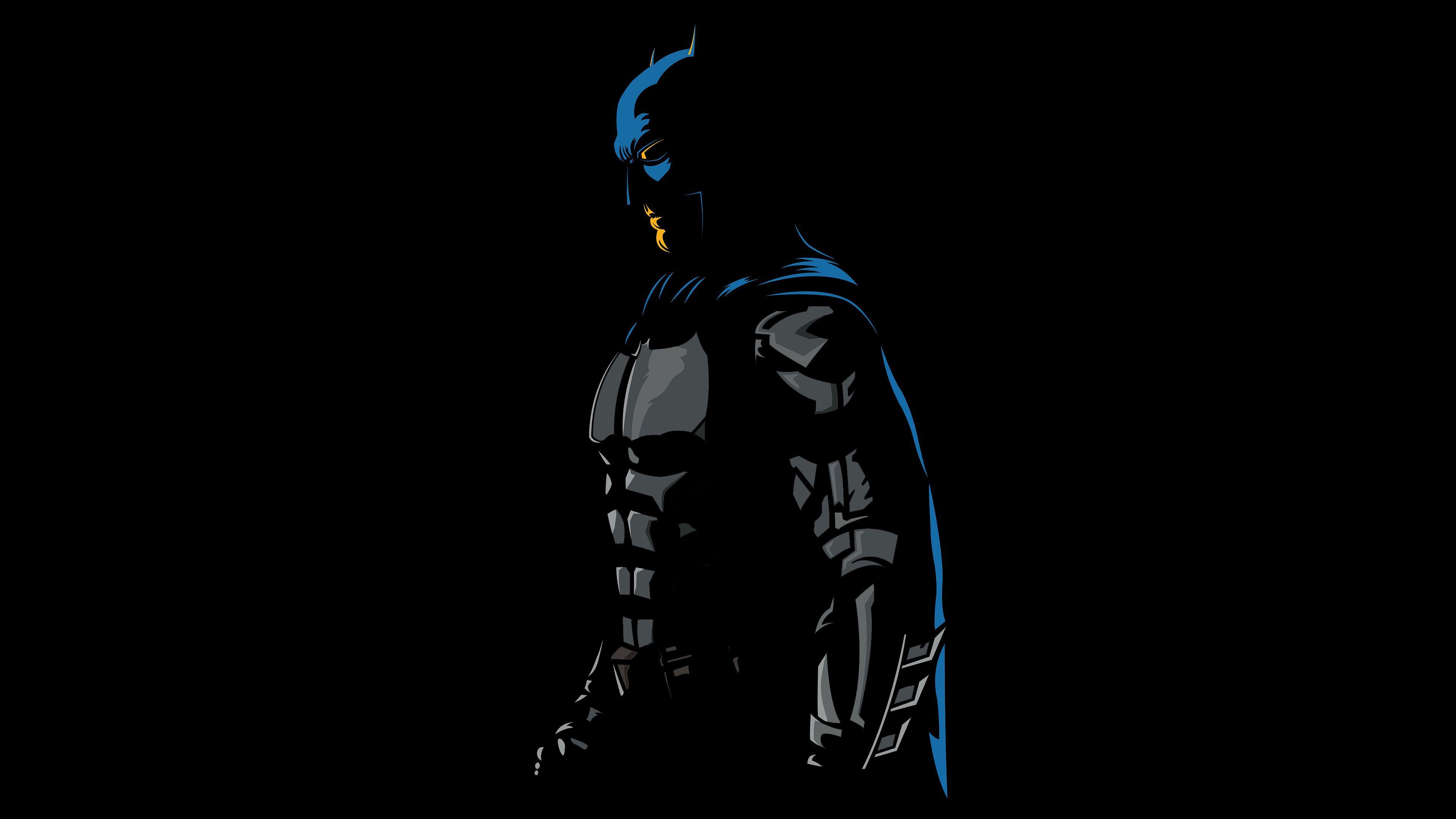 Batman 4k Minimalism Artwork superheroes wallpaper