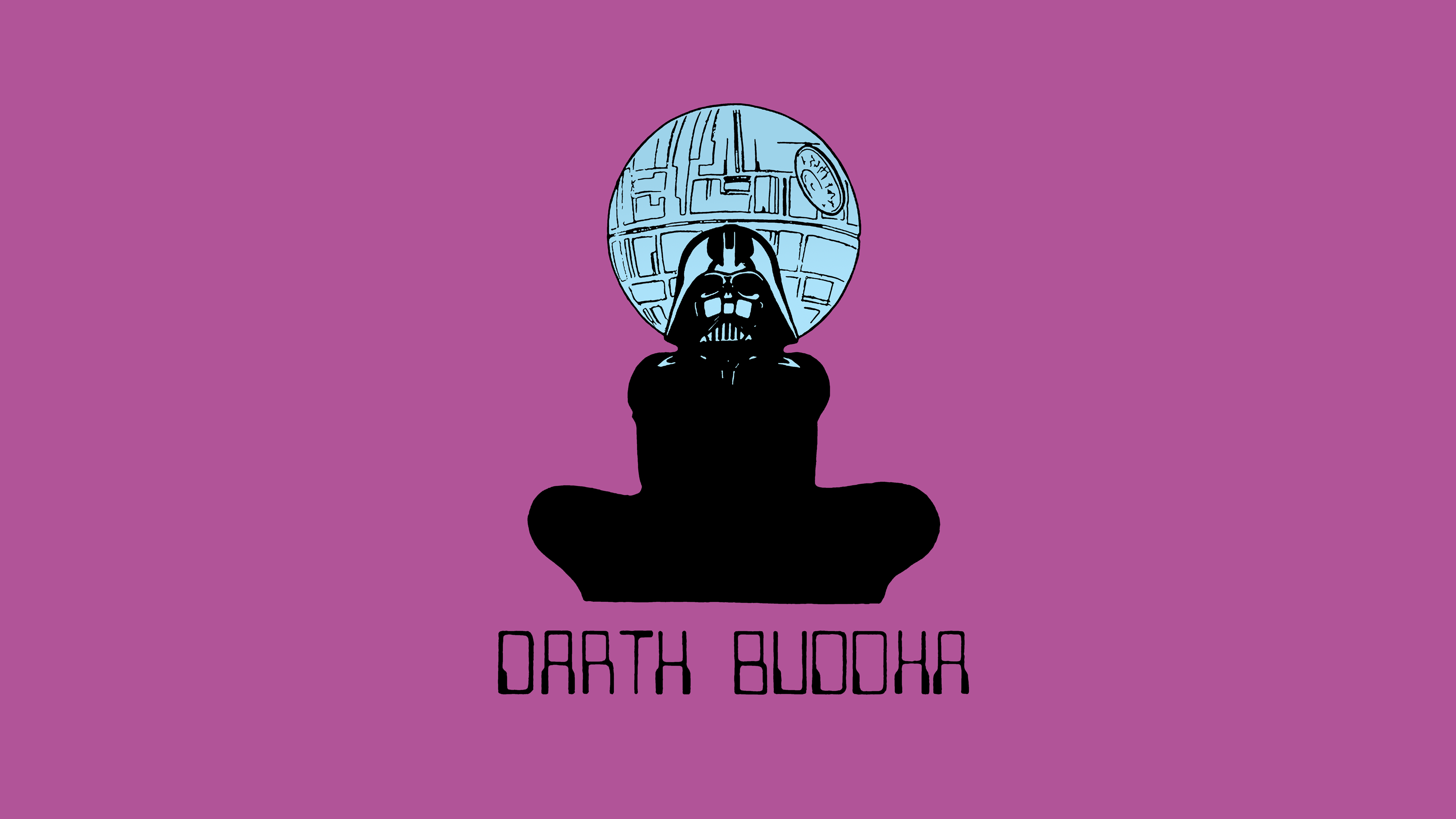 I remastered the Darth Buddha poster and made it into a UHD