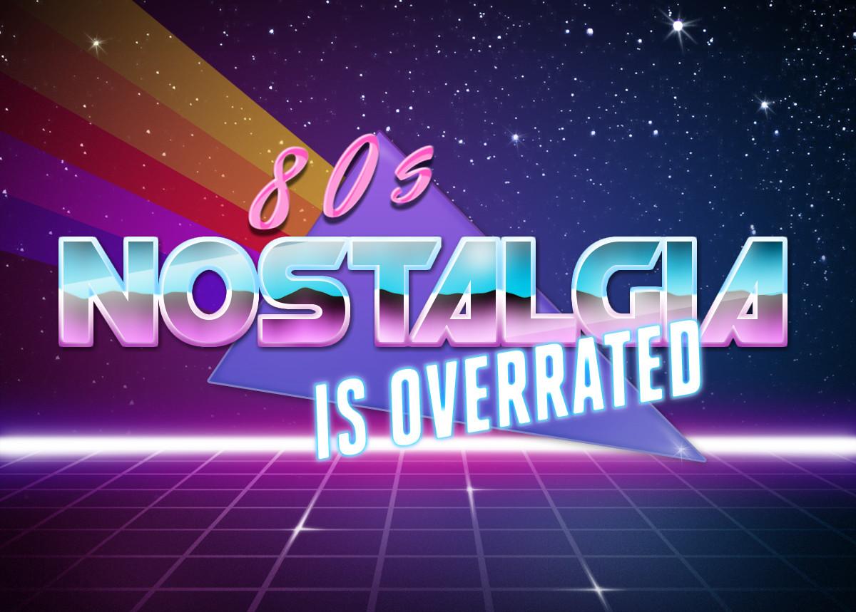 80's Nostalgia is overrated. Retrowave Text Generator