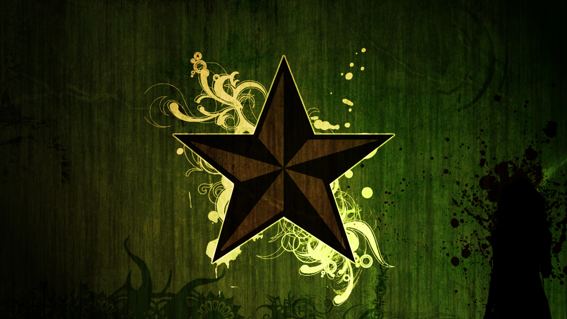 Green Stars  3D and CG  Abstract Background Wallpapers on Desktop Nexus  Image 95862