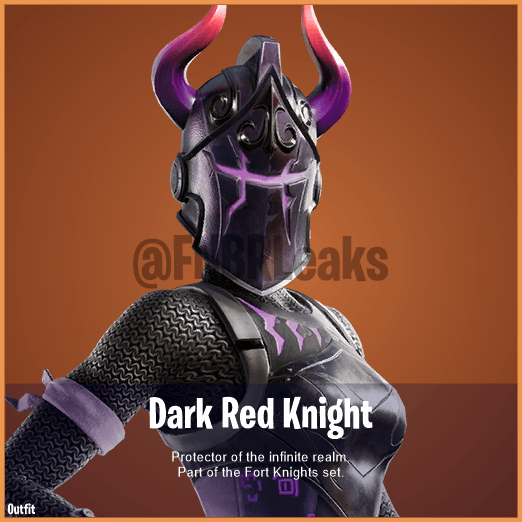 Dark Red Knight Fortnite wallpaper