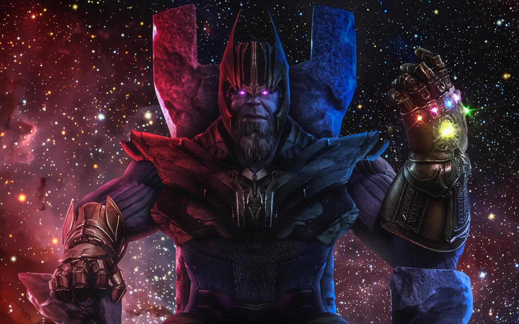 Wallpaper Thanos, Infinity Gauntlet, Avengers 4, HD