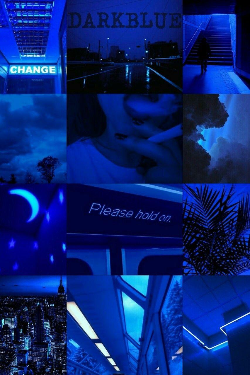 ☮ * ° ♥ ˚ℒℴѵℯ cjf. Black & Blues. Blue aesthetic