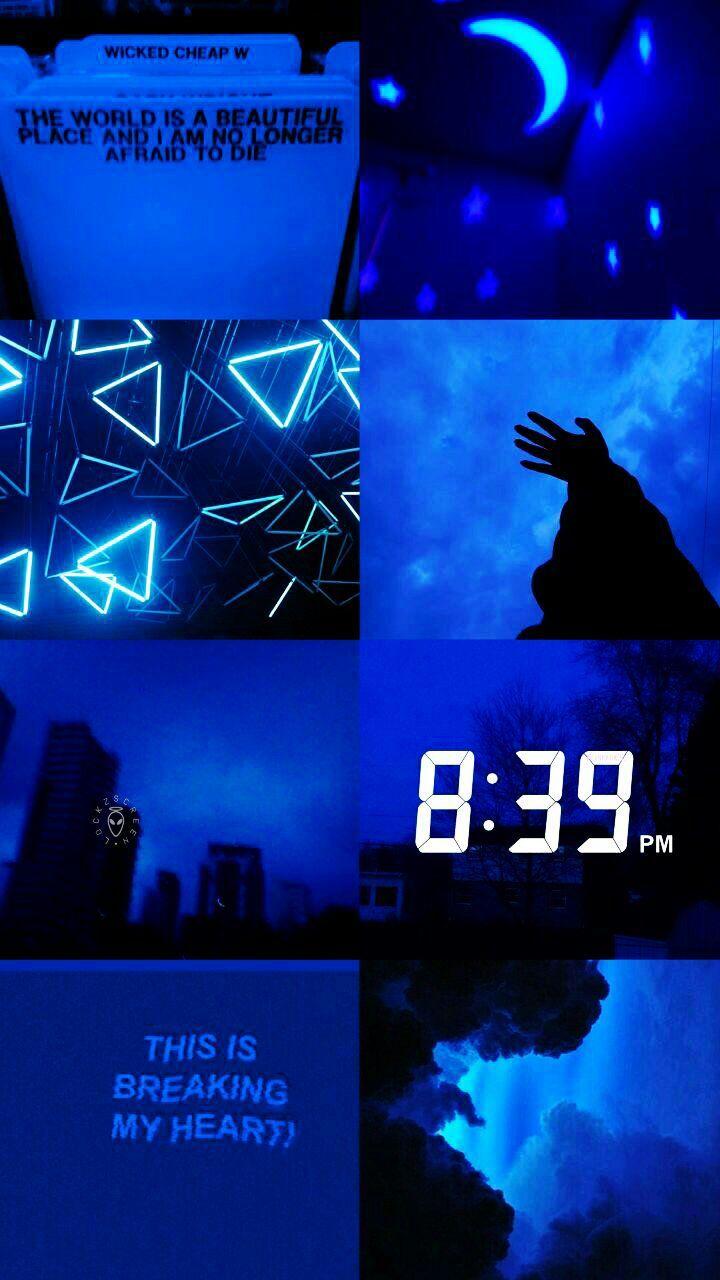 Backgrounds and Aesthetics  Dark Blue  Blue aesthetic dark Dark blue  wallpaper Blue aesthetic
