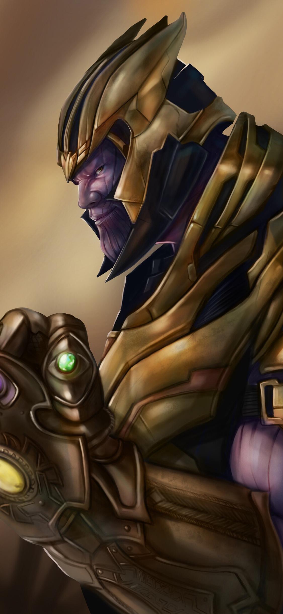 Thanos Avengers Endgame Art iPhone XS, iPhone 10
