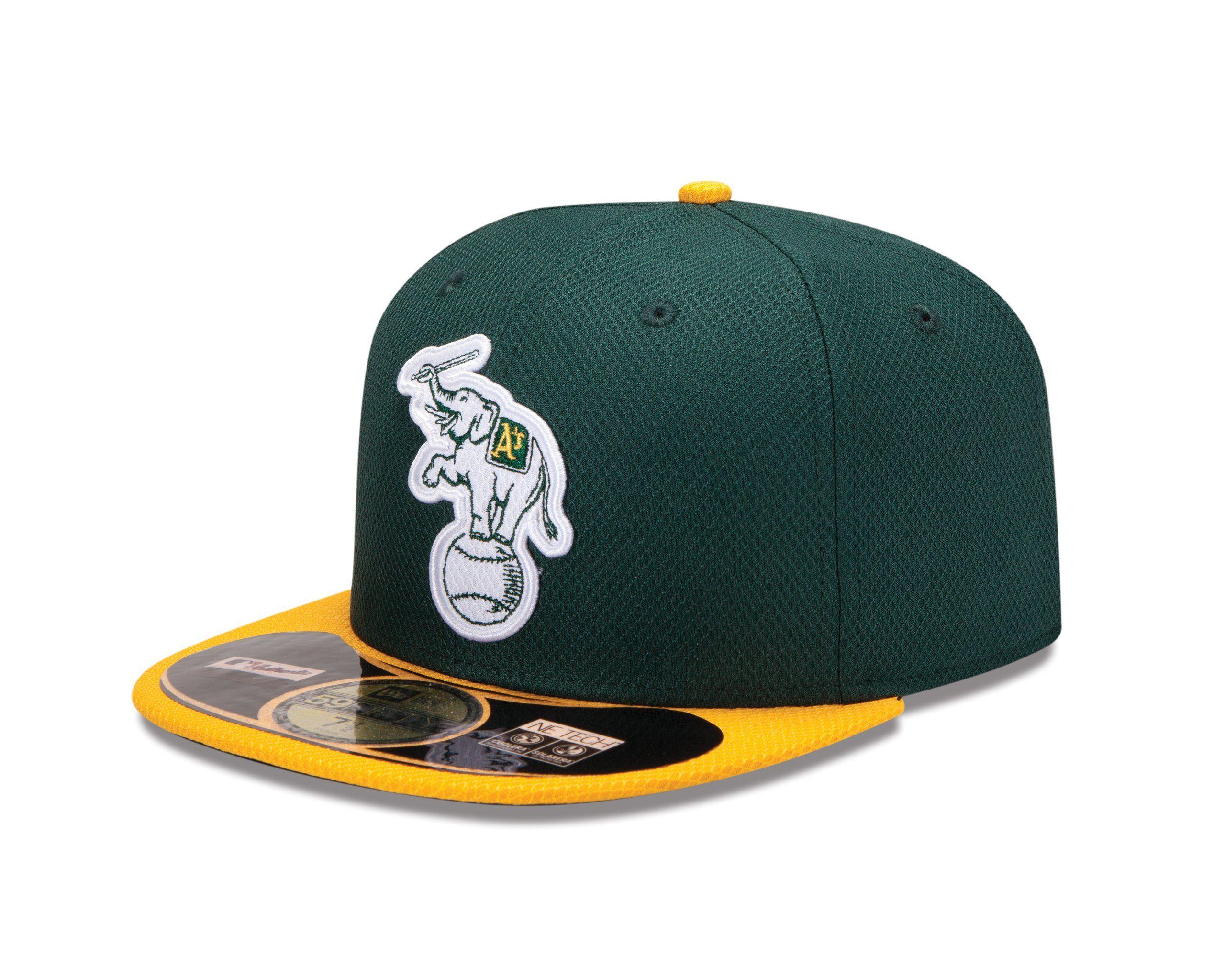 New Era 59Fifty Oakland A's batting practice hat, Stomper