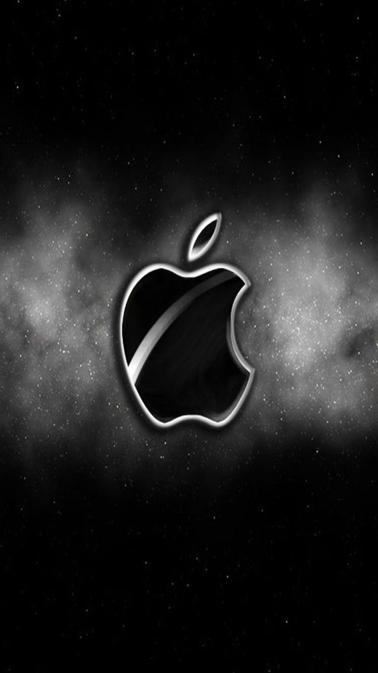 Black Logo Wallpaper HD For iPhone Download