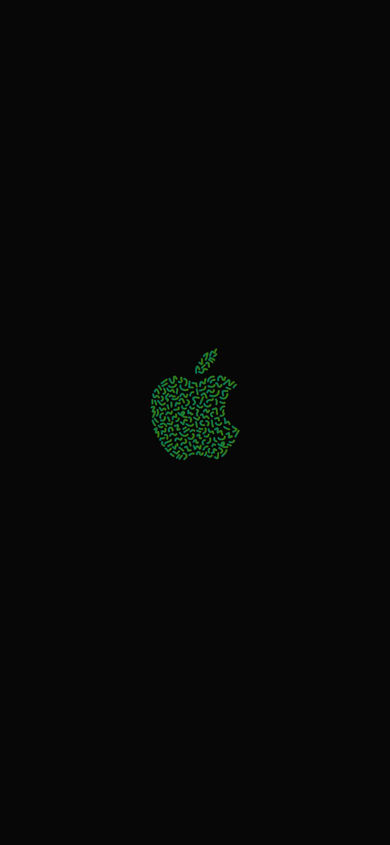 Abstract Green Apple Logo wallpaper