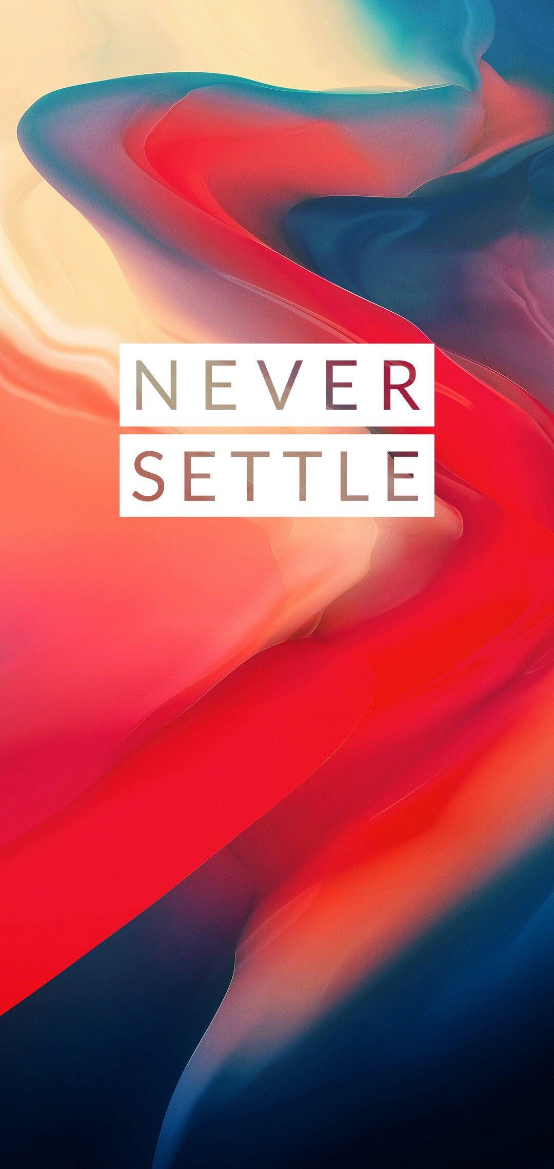 Обои oneplus never settle