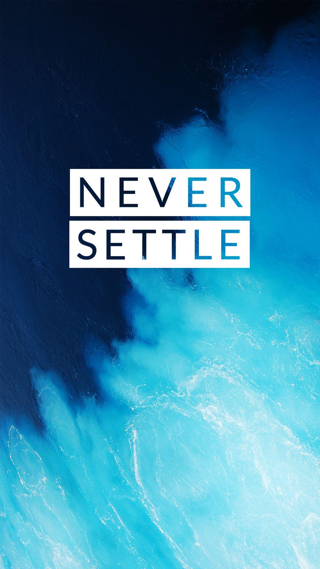 Обои oneplus never settle