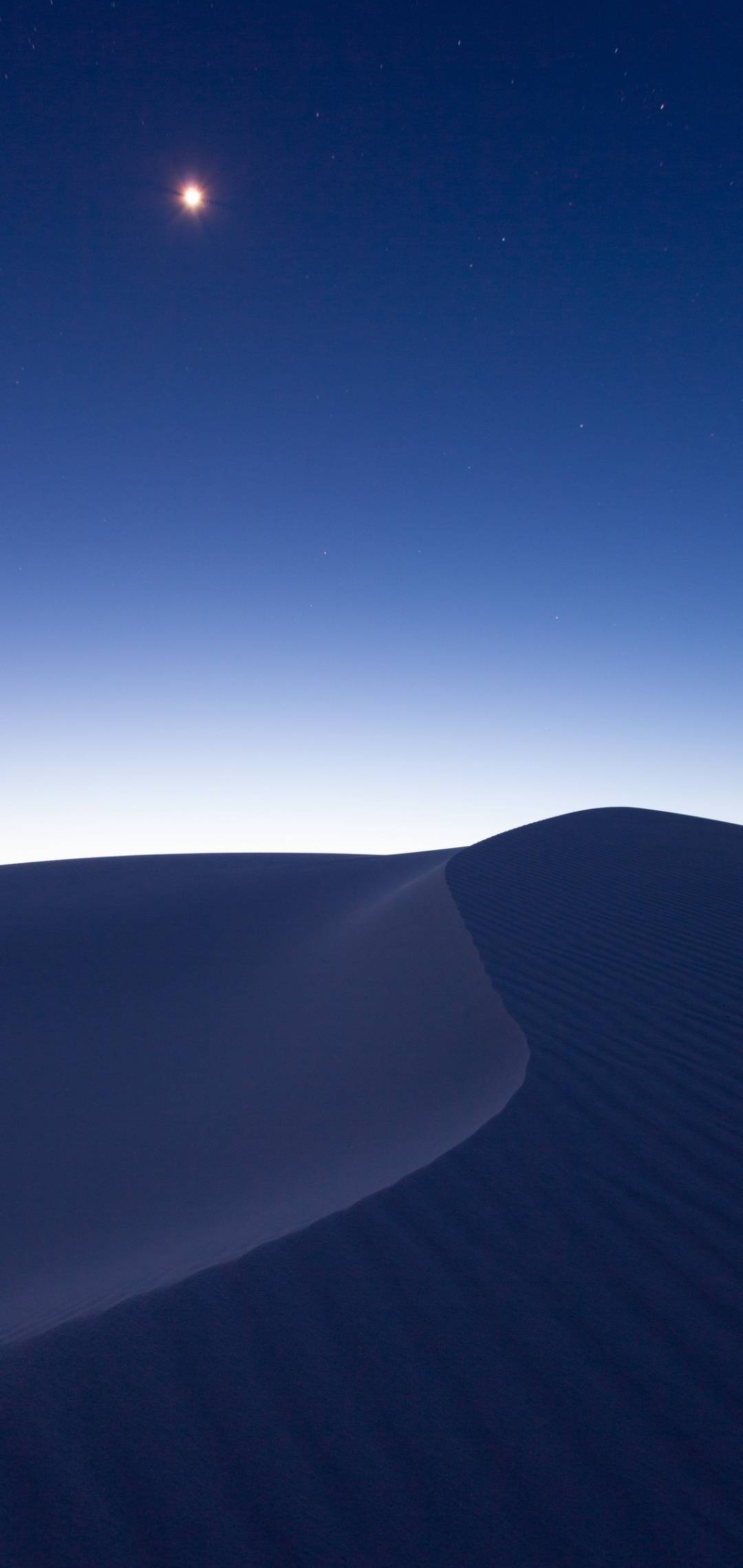 Landscape Minimal Blue Wallpaper - [1080x2280]