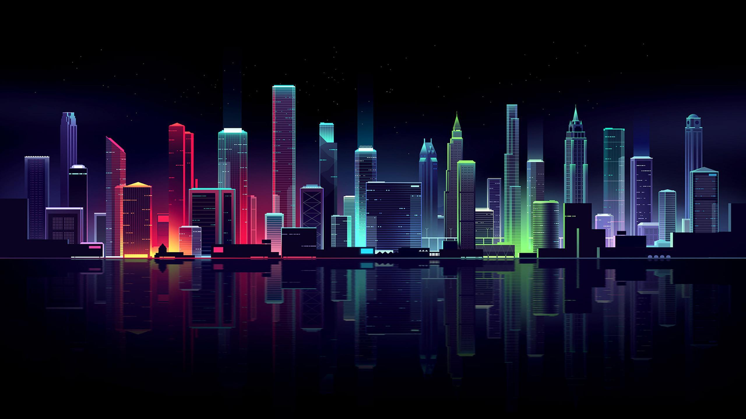 Download Neon City Wallpaper, HD Background Download