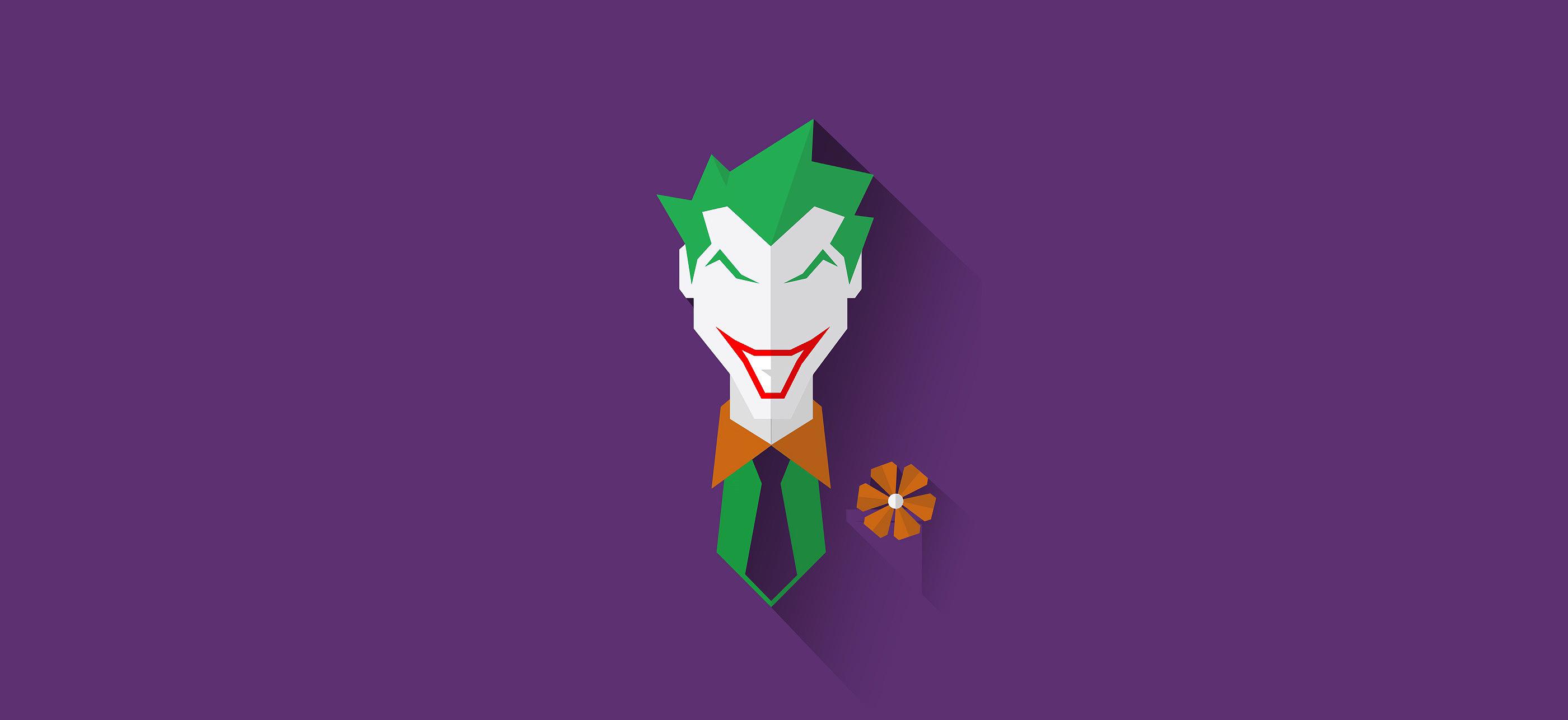 Joker Minimal Wallpaper, HD Superheroes 4K Wallpaper