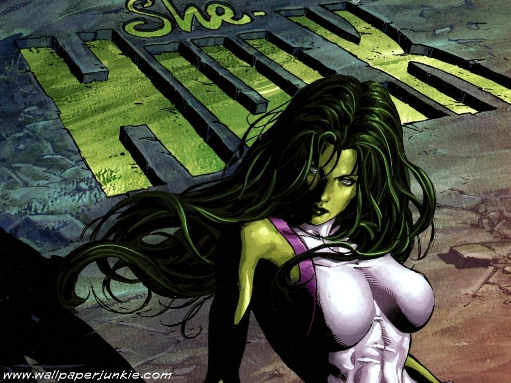 She Hulk Superheroines Wallpaper