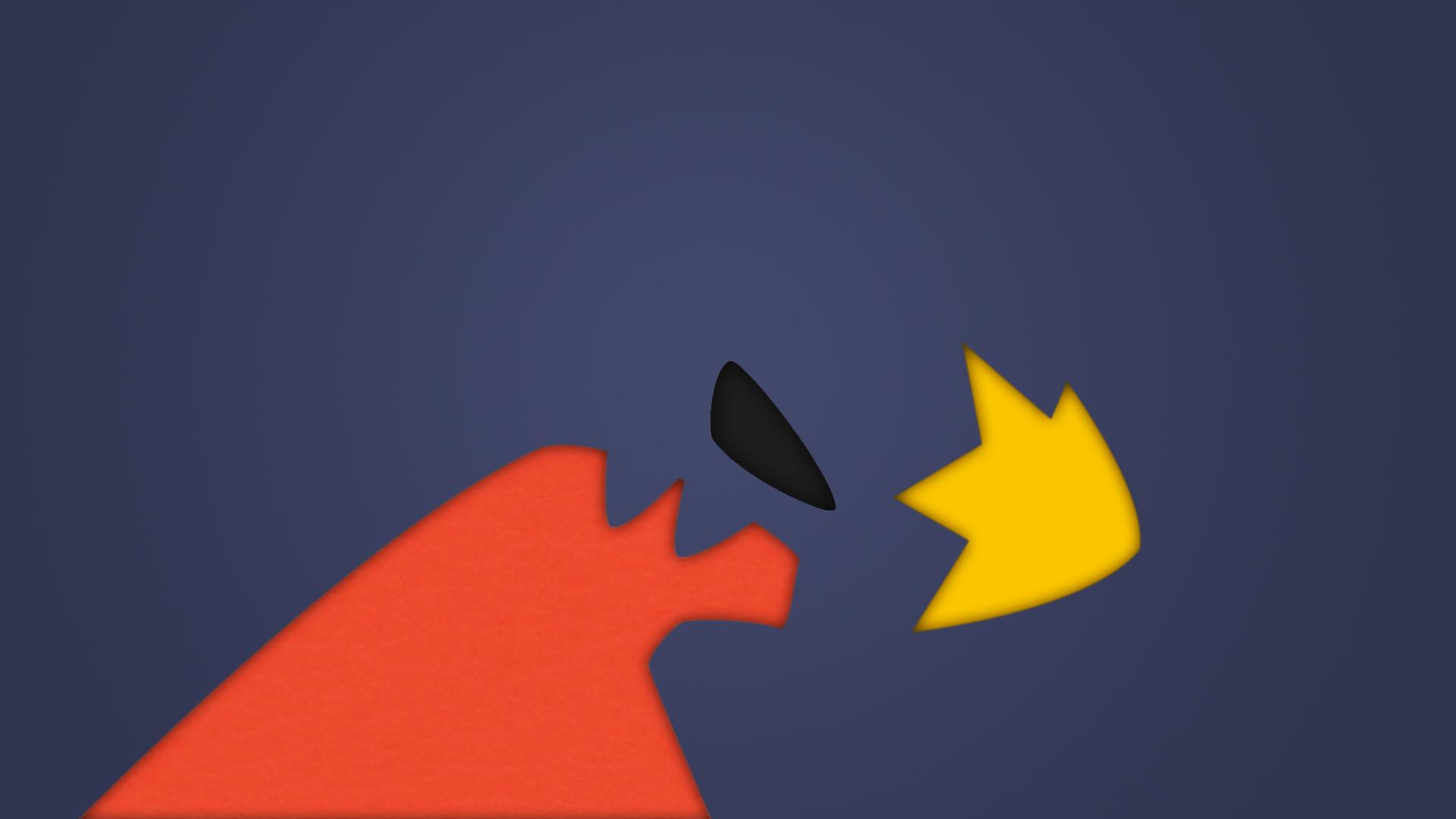 Garchomp, Minimalism, Simple Background wallpaper. anime