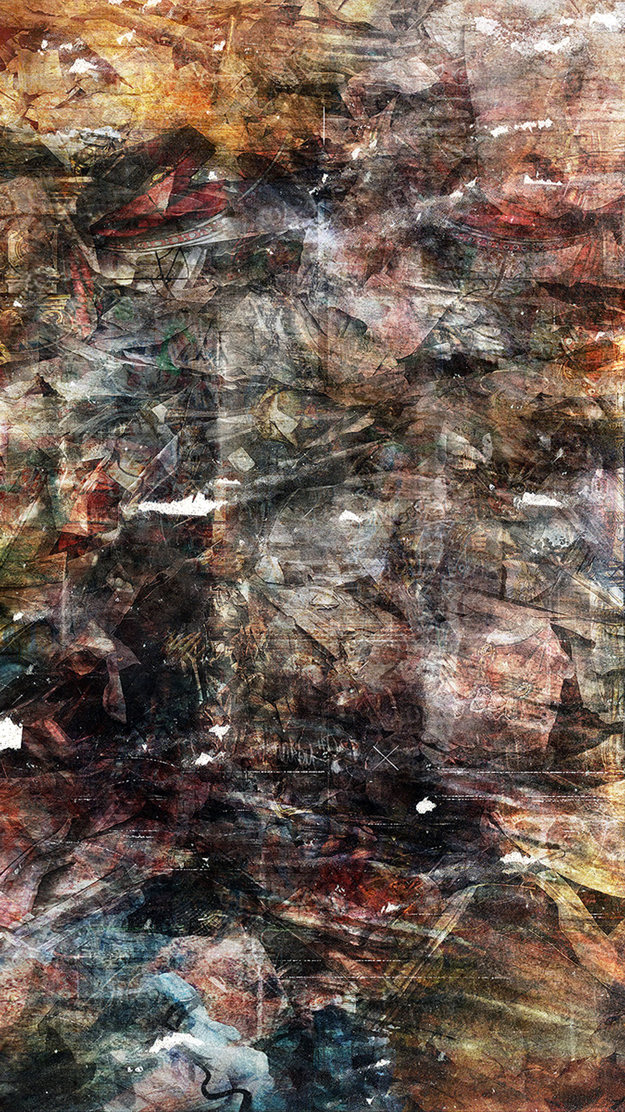 Wonder Lust Art Illust Grunge Abstract Android wallpaper