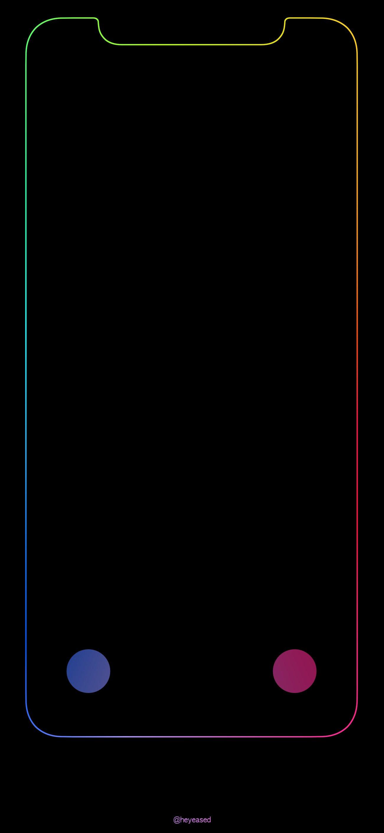 iPhone X Lockscreen Outline