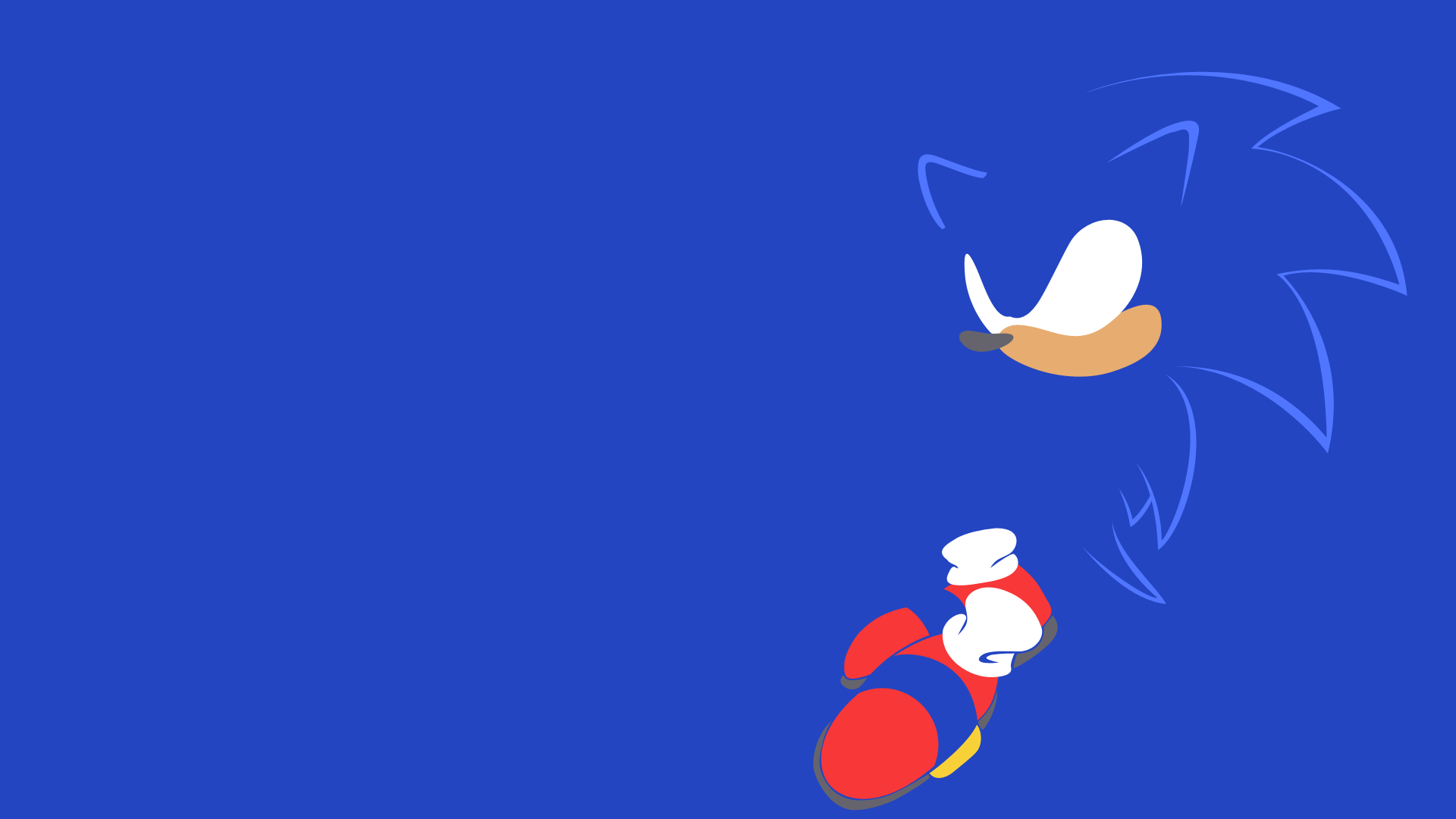 Sonic with flower Shadow the Hedgehog, minimalism, Sonic The Hedgehog, Sonic,  HD wallpaper