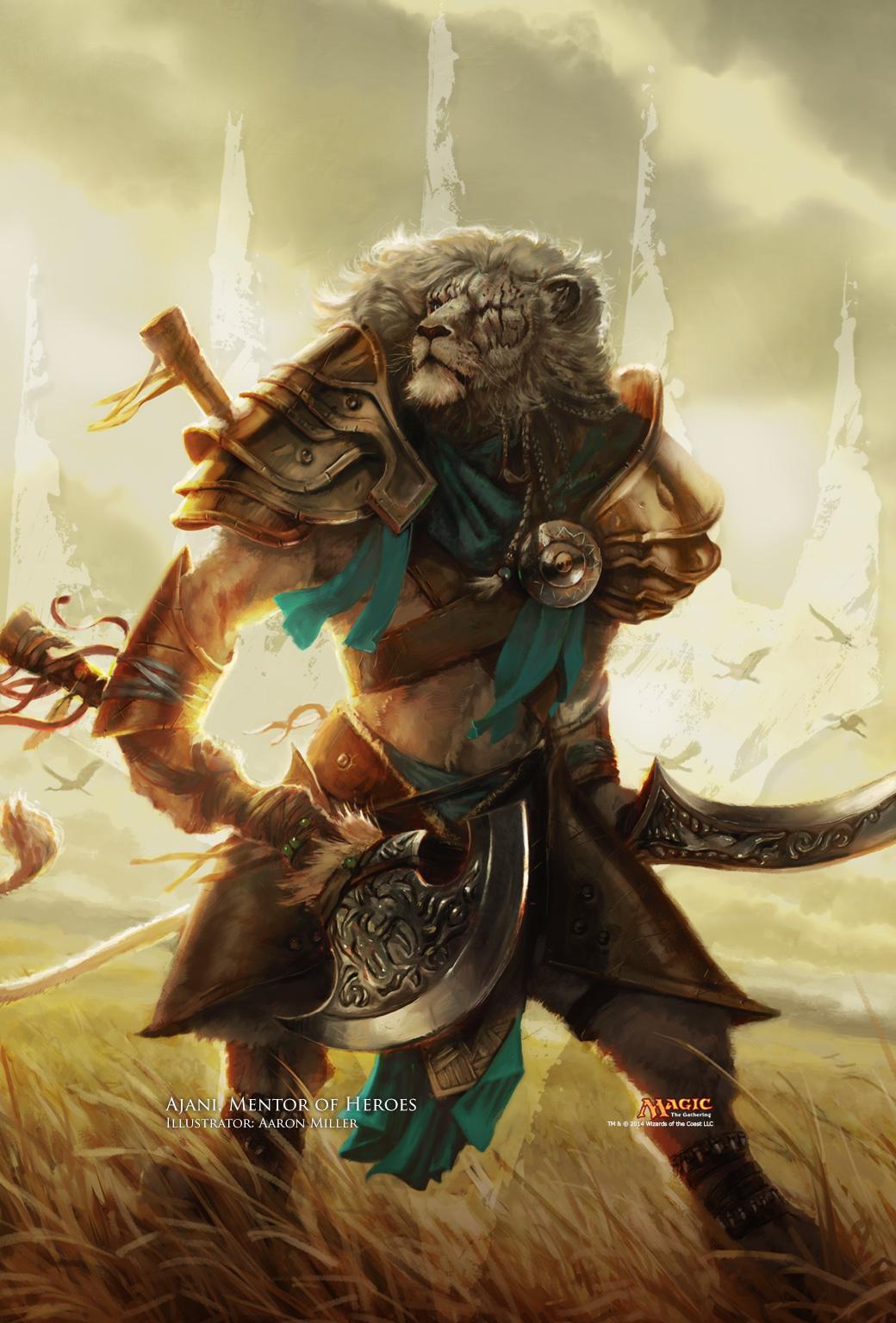 Wallpaper of the Week: Ajani, Mentor of Heroes. MAGIC: THE