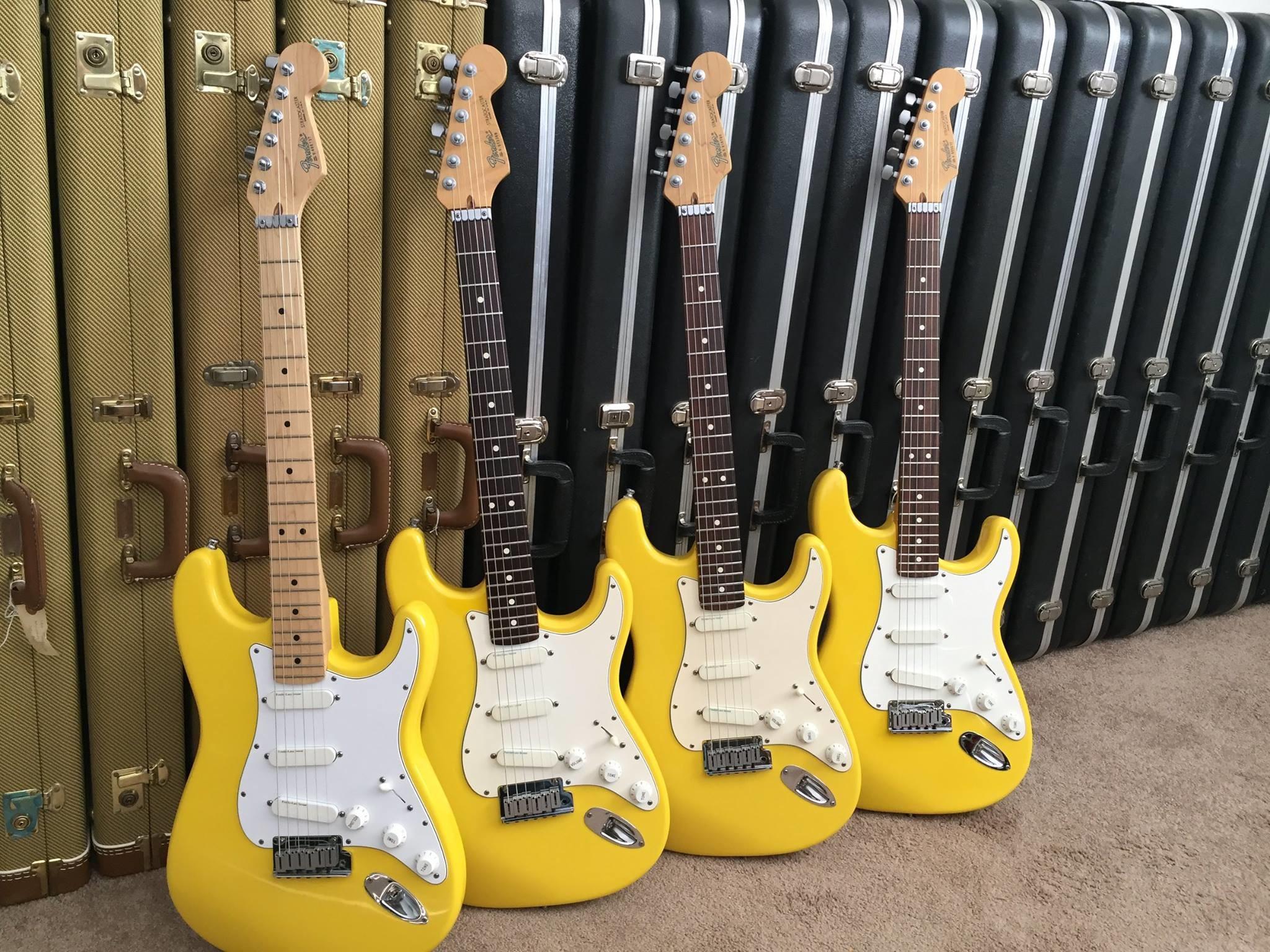 Fender Stratocaster Wallpaper 52 Image Yellow