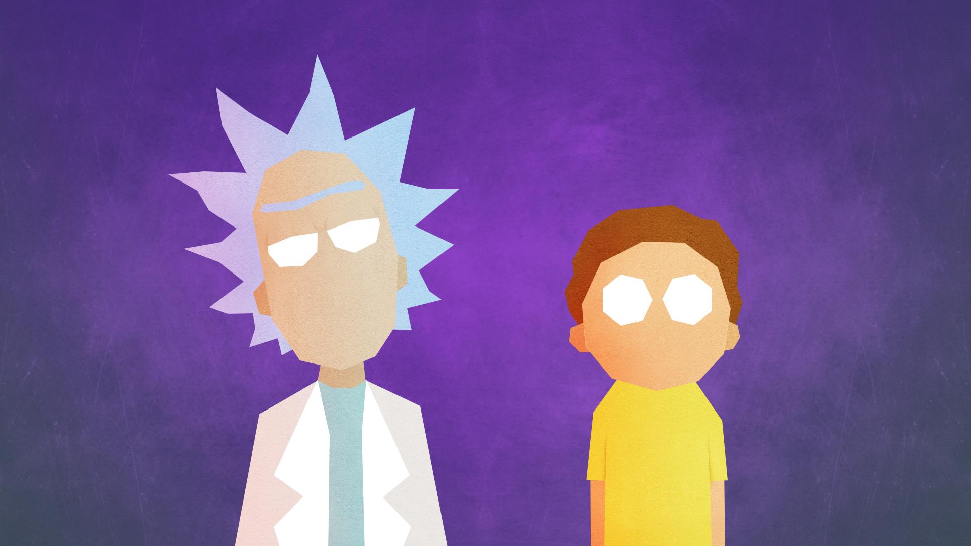 Rick And Morty Minimalist, HD Tv Shows, 4k Wallpaper