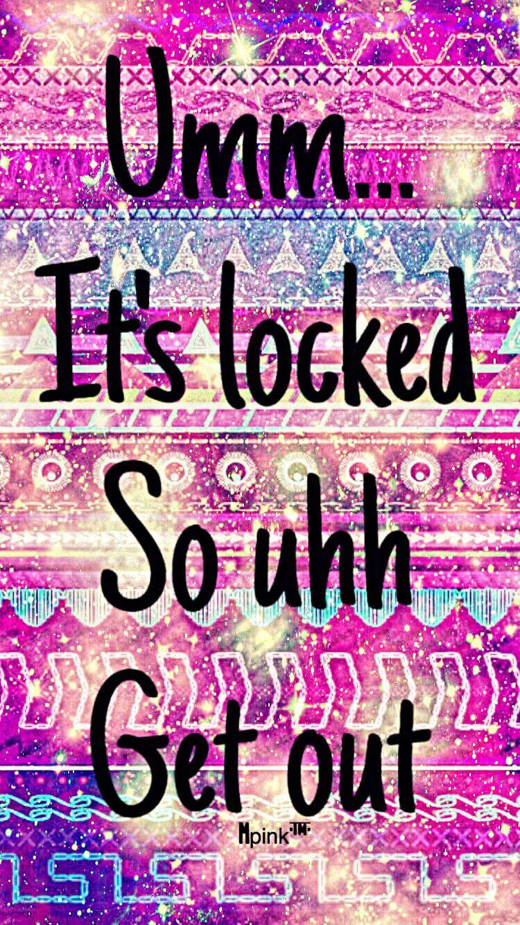 It's Locked Pattern Glitter IPhone Android Wallpaper I