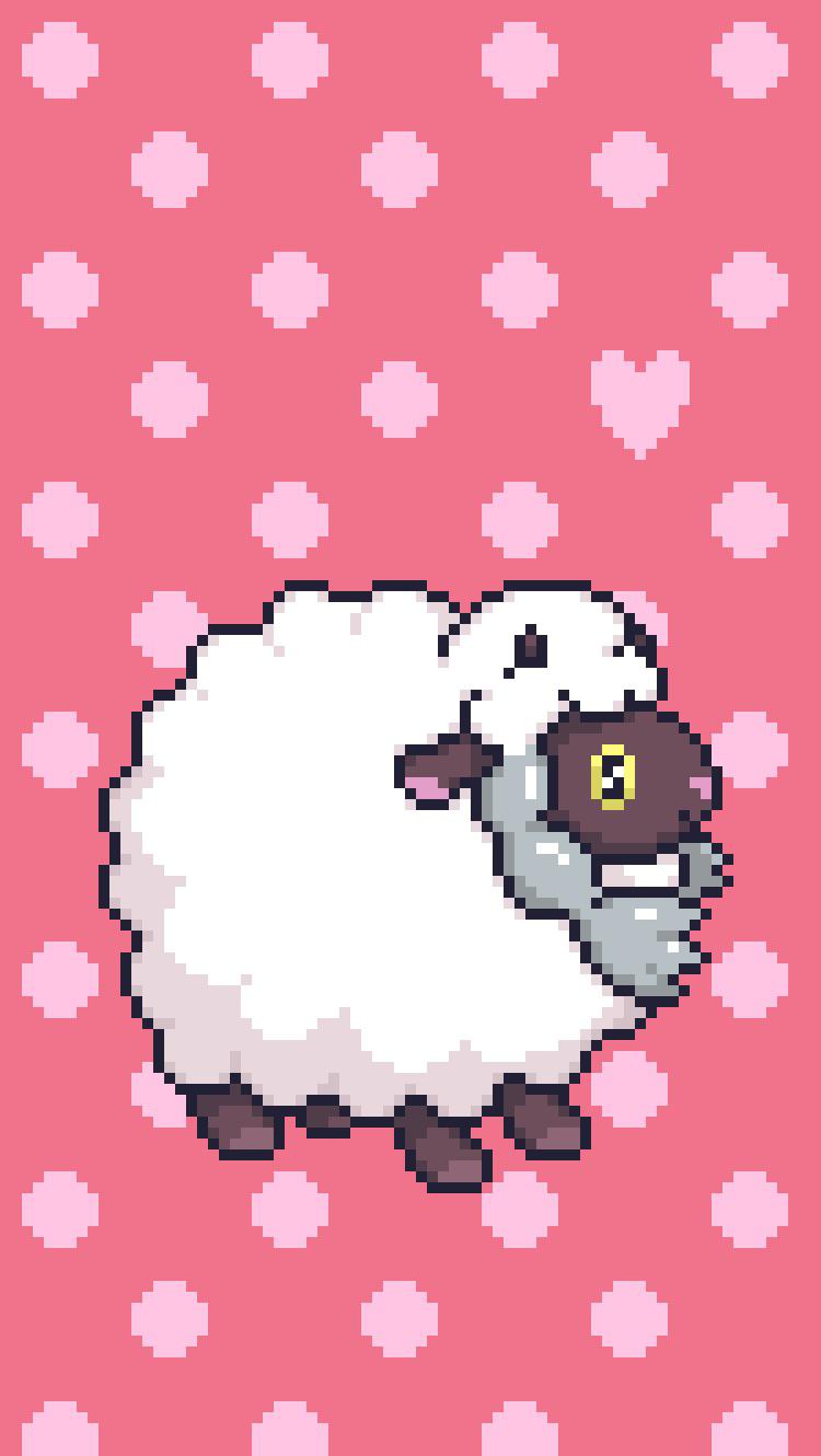 I made another wallpaper, this time it's Wooloo!